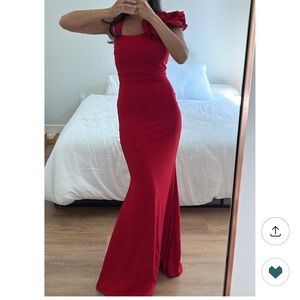 Lulu’s SOLD OUT Ruffled Red Dress ($89)